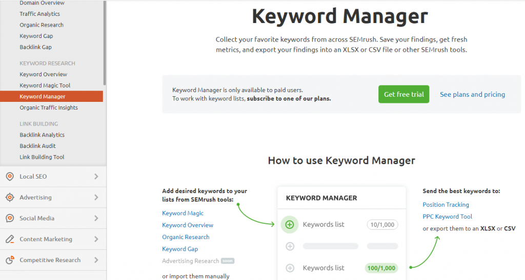 keyword-manager